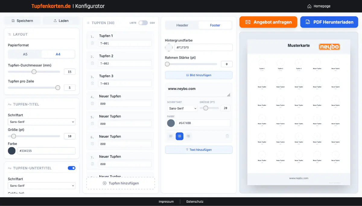 Configurator UI